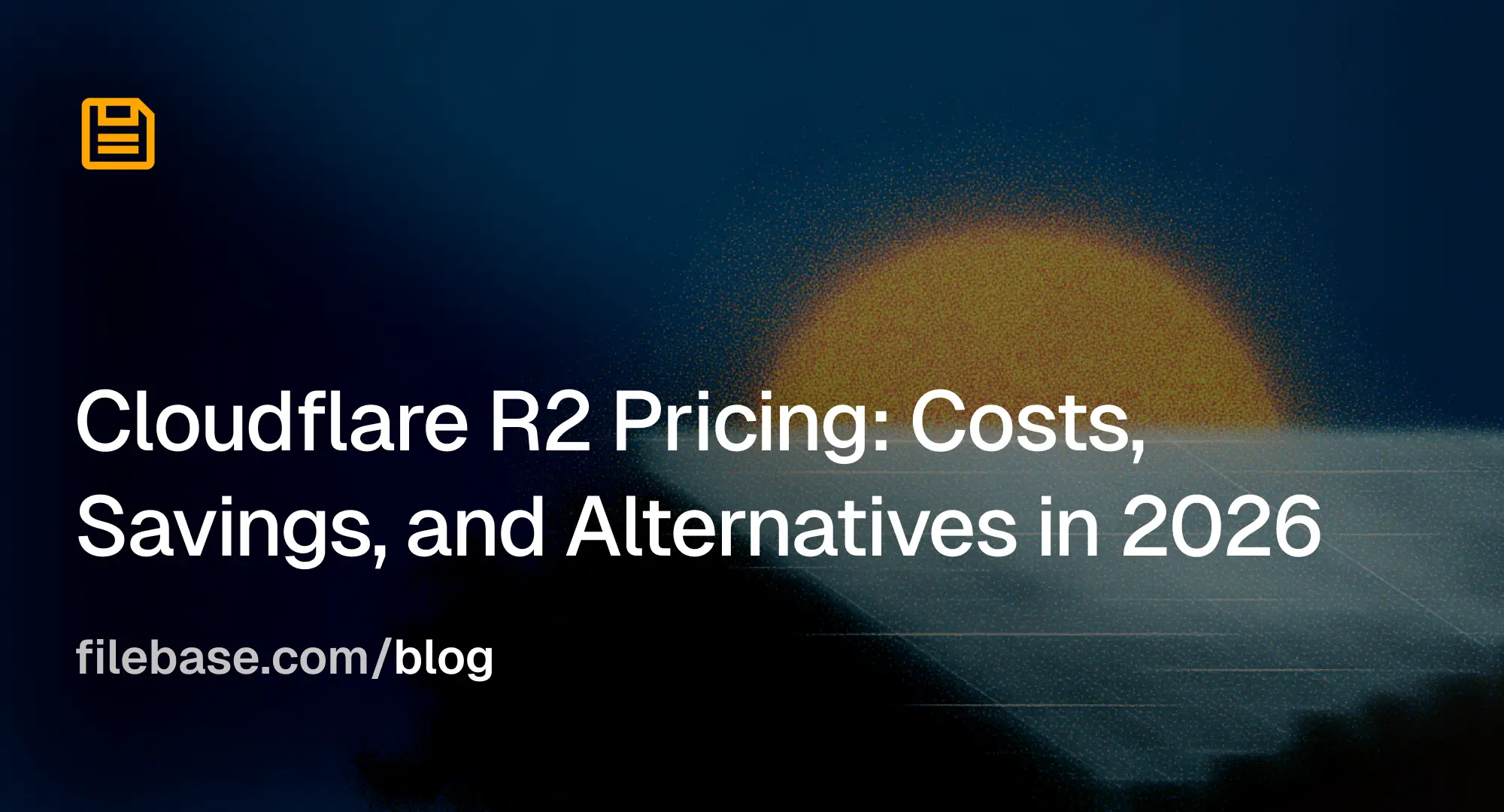 Cloudflare R2 pricing breakdown with S3 and Filebase object storage comparison.