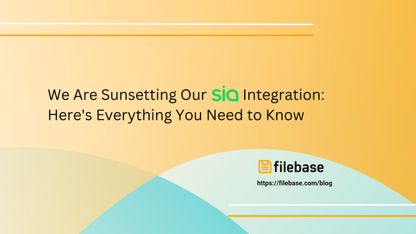 We Are Sunsetting Our Sia Integration, Here's Everything You Need to Know